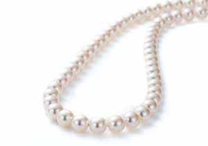 経年変化に強く耐久性に優れた無調色真珠